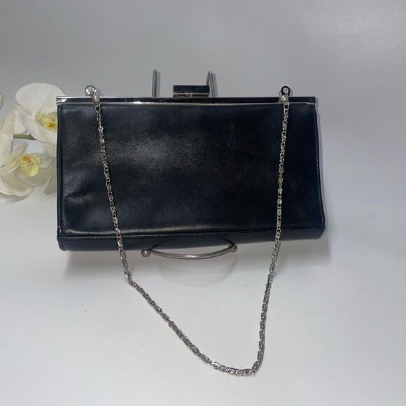 Isaac Mizrahi Leather Clutch Purse - Picture 1 of 6